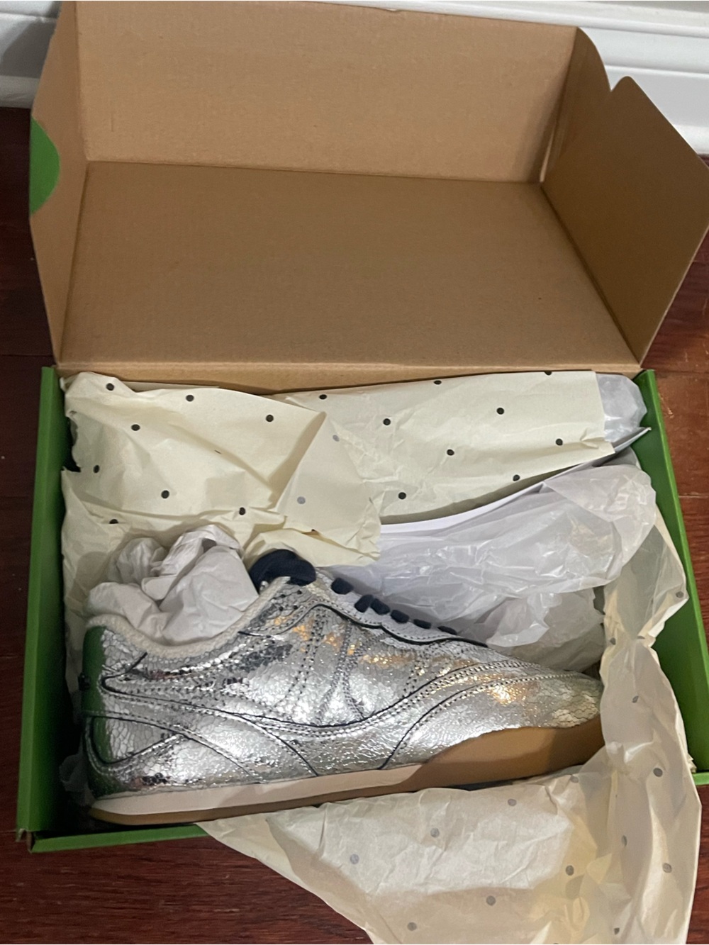 Kate Spade Silver Sneakers With Navy Accents ๐๐๐ฅ - Picture 6 of 13